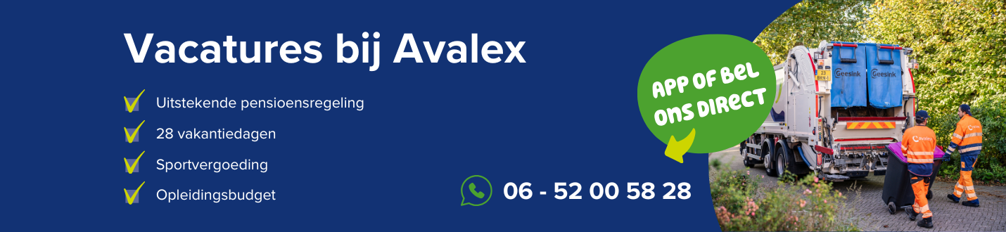 Website banner vacatures